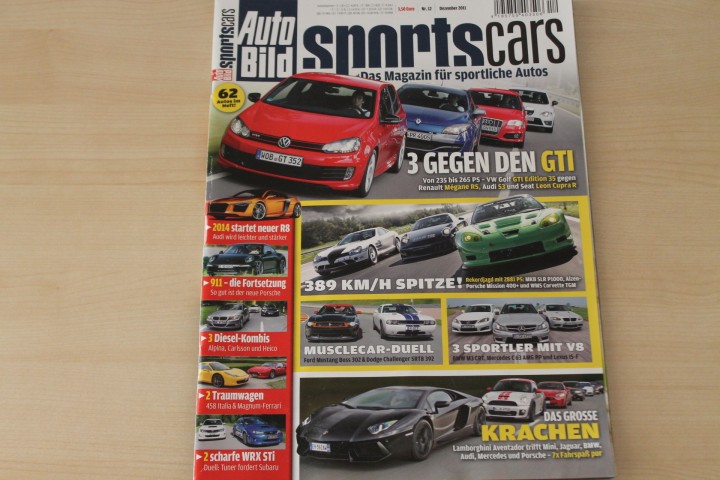 Deckblatt Auto Bild Sportscars (12/2011)
